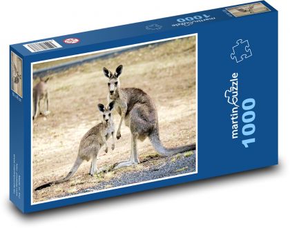 Klokan - Austrália - Puzzle 1000 dielikov, rozmer 60x46 cm