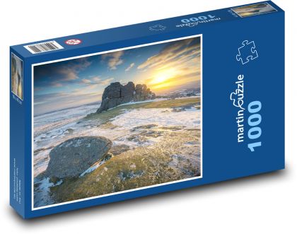 Východ slnka na šírku - Puzzle 1000 dielikov, rozmer 60x46 cm