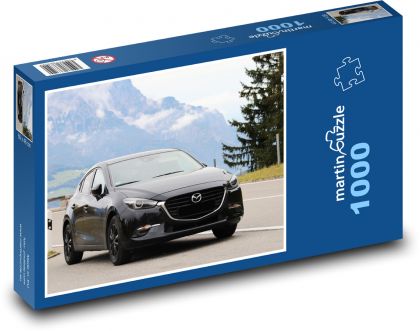 Samochód - hatchback - Puzzle 1000 elementów, rozmiar 60x46 cm