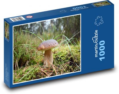 Huba - hríb - Puzzle 1000 dielikov, rozmer 60x46 cm