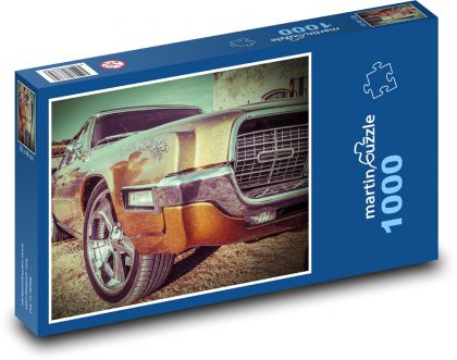American car - Puzzle 1000 pieces, size 60x46 cm 