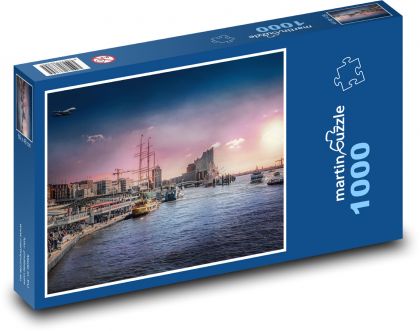 Germany - Hamburg - Puzzle 1000 pieces, size 60x46 cm 