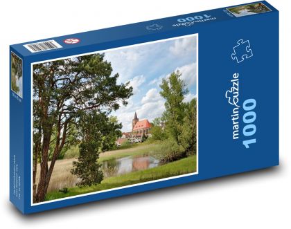 Park - Kirche - Puzzle - 1000 Teile