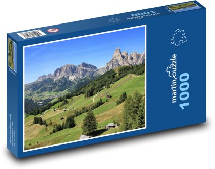 Mountains - nature - Puzzle 1000 pieces, size 60x46 cm 