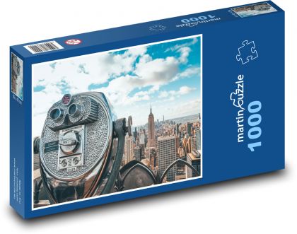 New York - dalekohled - puzzle 1000 dílků
