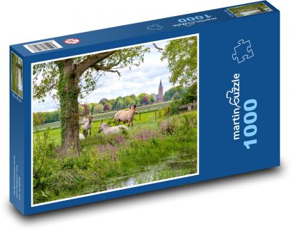 Holland - Horses - Puzzle 1000 pieces, size 60x46 cm 