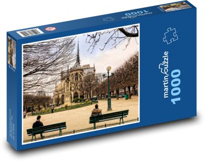 Paríž - Francúzsko - Puzzle 1000 dielikov, rozmer 60x46 cm