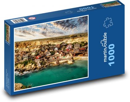 Vesnice - Malta - puzzle 1000 dílků