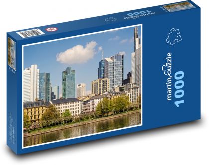 Niemcy - Frankfurt - Puzzle 1000 elementów, rozmiar 60x46 cm
