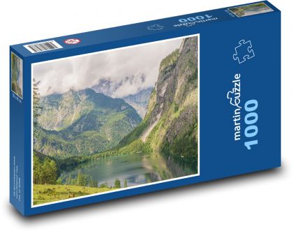 Bawaria - jezioro górskie - Puzzle 1000 elementów, rozmiar 60x46 cm