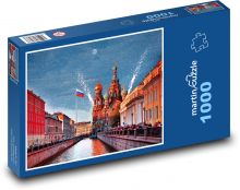 Petrohrad - Rusko Puzzle 1000 - 60x46 cm