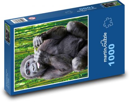 Gorila - opice - puzzle 1000 dílků