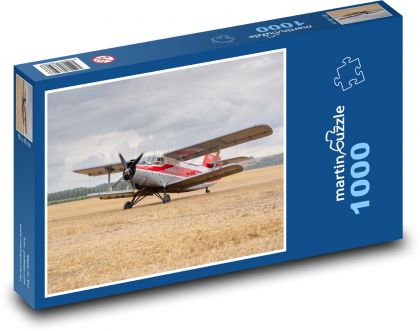 Samolot Antonowa - dwupłatowiec - Puzzle 1000 elementów, rozmiar 60x46 cm