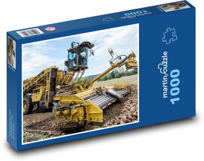 Čas zberu na poli - Puzzle 1000 dielikov, rozmer 60x46 cm