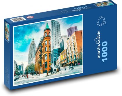 Toronto - Kanada, ulice - Puzzle 1000 elementów, rozmiar 60x46 cm