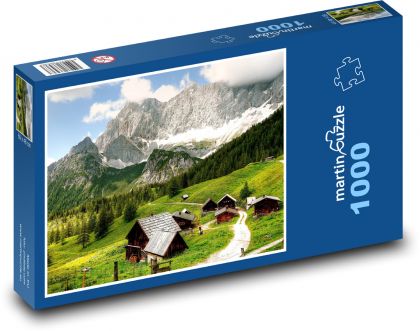 Dachstein - Rakousko, hory - puzzle 1000 dílků