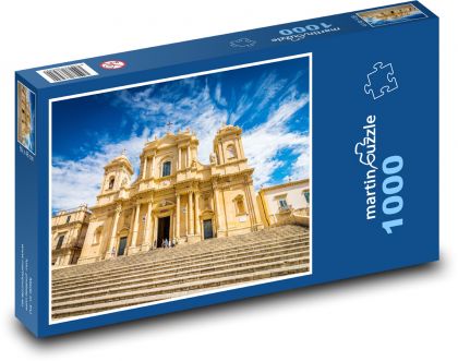 Sycylia - Katedra - Puzzle 1000 elementów, rozmiar 60x46 cm