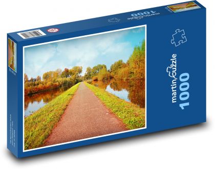 Autumn journey - Puzzle 1000 pieces, size 60x46 cm 
