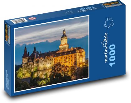 Hrad Wałbrzych - Puzzle 1000 dielikov, rozmer 60x46 cm