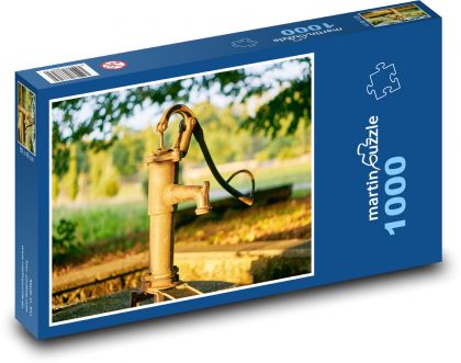 Ručná pumpa - Puzzle 1000 dielikov, rozmer 60x46 cm