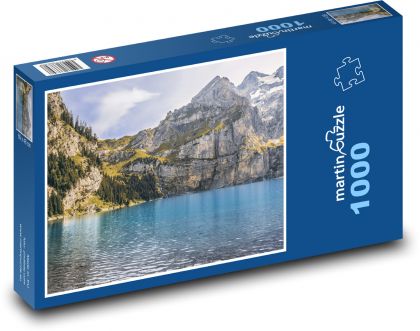 Mountains - Lake - Puzzle 1000 pieces, size 60x46 cm 