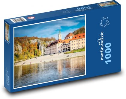 Kláštor Weltenburg - Puzzle 1000 dielikov, rozmer 60x46 cm