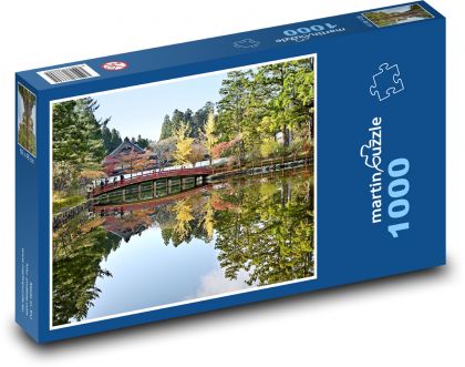 Japonsko - zahrada - puzzle 1000 dílků
