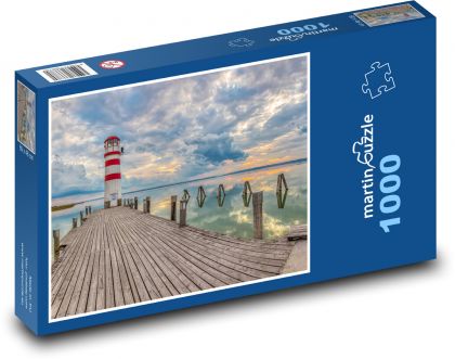 Neusiedler See - Leuchtturm, Österreich - Puzzle - 1000 Teile