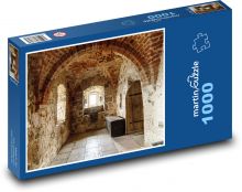 Rytířský sál - hrad Puzzle 1000 dílků - 60 x 46 cm