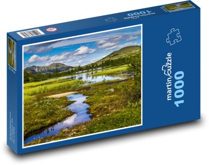 Norwegia - przyroda - Puzzle 1000 elementów, rozmiar 60x46 cm