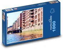 Niemcy - Hamburg Puzzle 1000 elementów - 60x46 cm