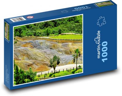 Mauritius - przyroda - Puzzle 1000 elementów, rozmiar 60x46 cm