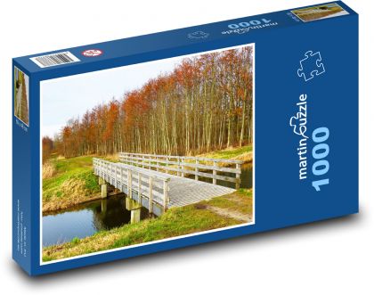 Most přes kanál - puzzle 1000 dílků