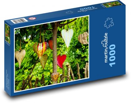 Dekorace - srdce - puzzle 1000 dílků
