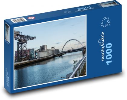 Prístav - Glasgow - Puzzle 1000 dielikov, rozmer 60x46 cm
