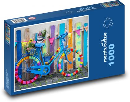 Veselé jízdní kolo - puzzle 1000 dílků