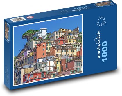 Italien - bunte Häuser - Puzzle - 1000 Teile
