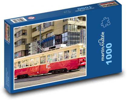 Tram - Puzzle 1000 pieces, size 60x46 cm 