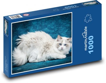 Ragdoll - kočka  - puzzle 1000 dílků