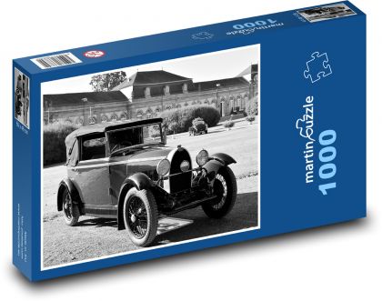 Historický automobil - Puzzle 1000 dílků, rozměr 60x46 cm