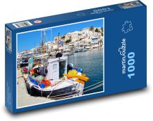 Člun - Řecko Puzzle 1000 - 60x46 cm