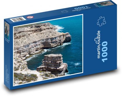 Pobrežie - oceán - Puzzle 1000 dielikov, rozmer 60x46 cm