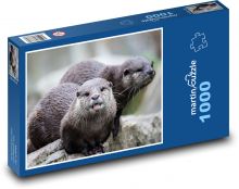 Vydra - hlodavec Puzzle 1000 - 60x46 cm