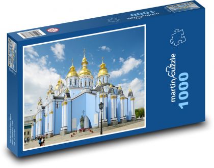 Kláštor - Ukrajina, Kyjev - Puzzle 1000 dielikov, rozmer 60x46 cm