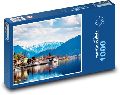 Jezero - Německo, Alpy - puzzle 1000 dílků
