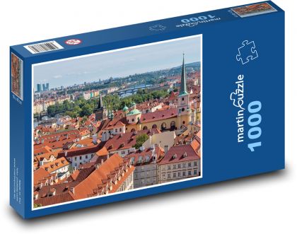 Praha - Kostol - Puzzle 1000 dielikov, rozmer 60x46 cm