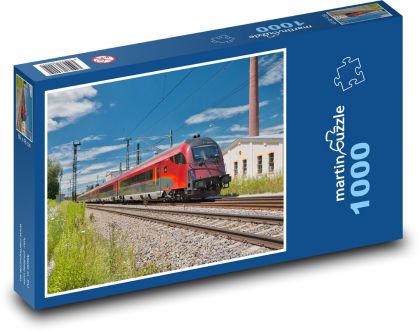 Train - rail transport - Puzzle 1000 pieces, size 60x46 cm 