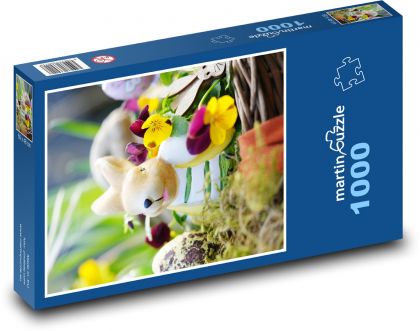 Velikonoční zajíček - puzzle 1000 dílků