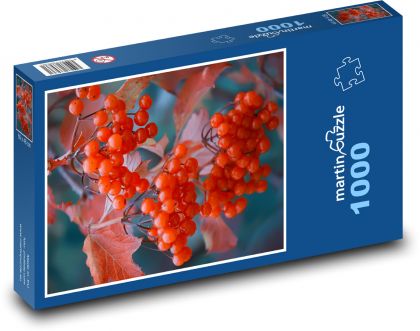 Kalina červené bobule - Puzzle 1000 dielikov, rozmer 60x46 cm