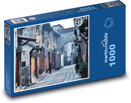 Starobylé čínské budovy - puzzle 1000 dílků